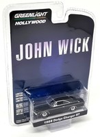 Greenlight 1/64 Dodge Charger Rt 1968 Black John Wick Diecast Model Car