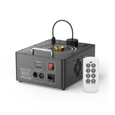 RGB LED Fog Smoke Machine 1500W Invertible DMX512  Remote Control Stage Wedding