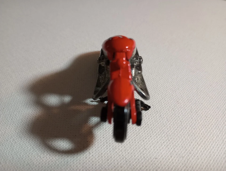 1996 Hotwheels Scorchin' Scooter Motorcycle Duncan's Motorcycles Red/Black - Image 3 of 4