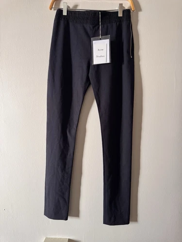 Pantaloni di lana Acne Studios Hey nuovi con etichetta blu 34 donna