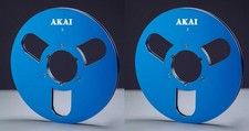 One Pair 10.5'' Blue Akai Tape Reel High Quality Aluminum Take Up Reel