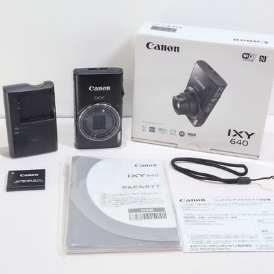 Canon IXY 640 schwarz 20.2MP 12x Zoom PowerShot ELPH 350 HS IXUS 275 HS mit Box
