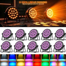 10PCS 21x4W RGBW Wash Par Lighting LED DMX Stage Light For DJ Disco Party Show