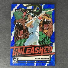 2021 Panini Donruss Mark McGwire Unleashed Insert #UNL19 Blue 099/249