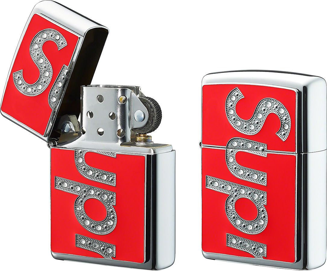 Supreme Swarovski Zippo Red (FW20) Brand New | eBay