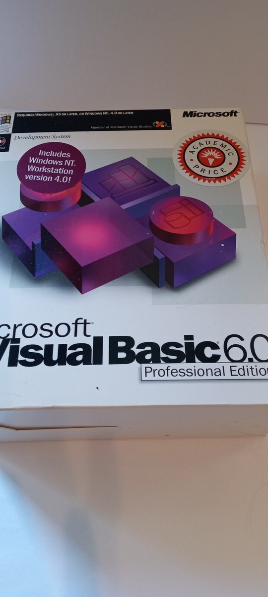 Windowsデスクトップ Microsoft Visual Basic 6.0 & Win NT 4.0 Microsoft Visual Basic 6.0 & Win NT 4.0