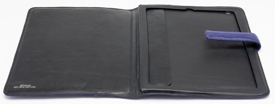 BODHI Italian Leather Carrying Case Tab Easel for iPad in Purple - Imagem 3 de 4