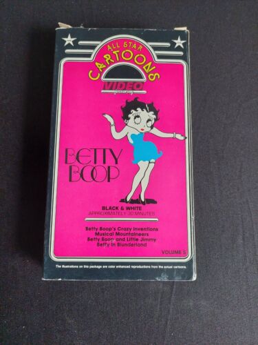 BETTY BOOP ALL STAR CARTOONS SCHWARZWEISS BAND 5 VHS - Bild 2 von 6