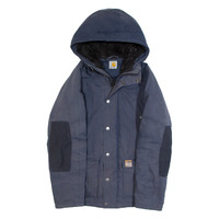 CARHARTT Mens Parka Jacket Blue Hooded S
