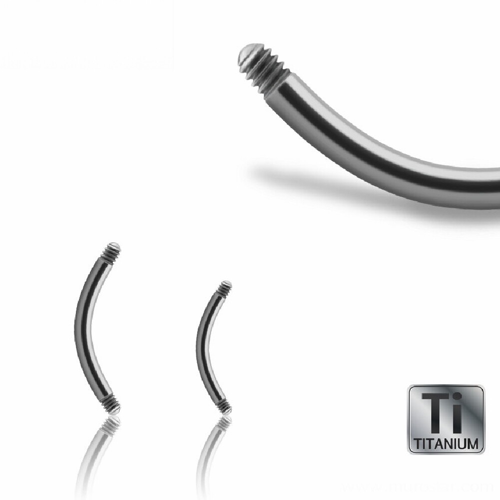 Piercing Ohne Kugel Banane Silber Titan Septum Helix Au…