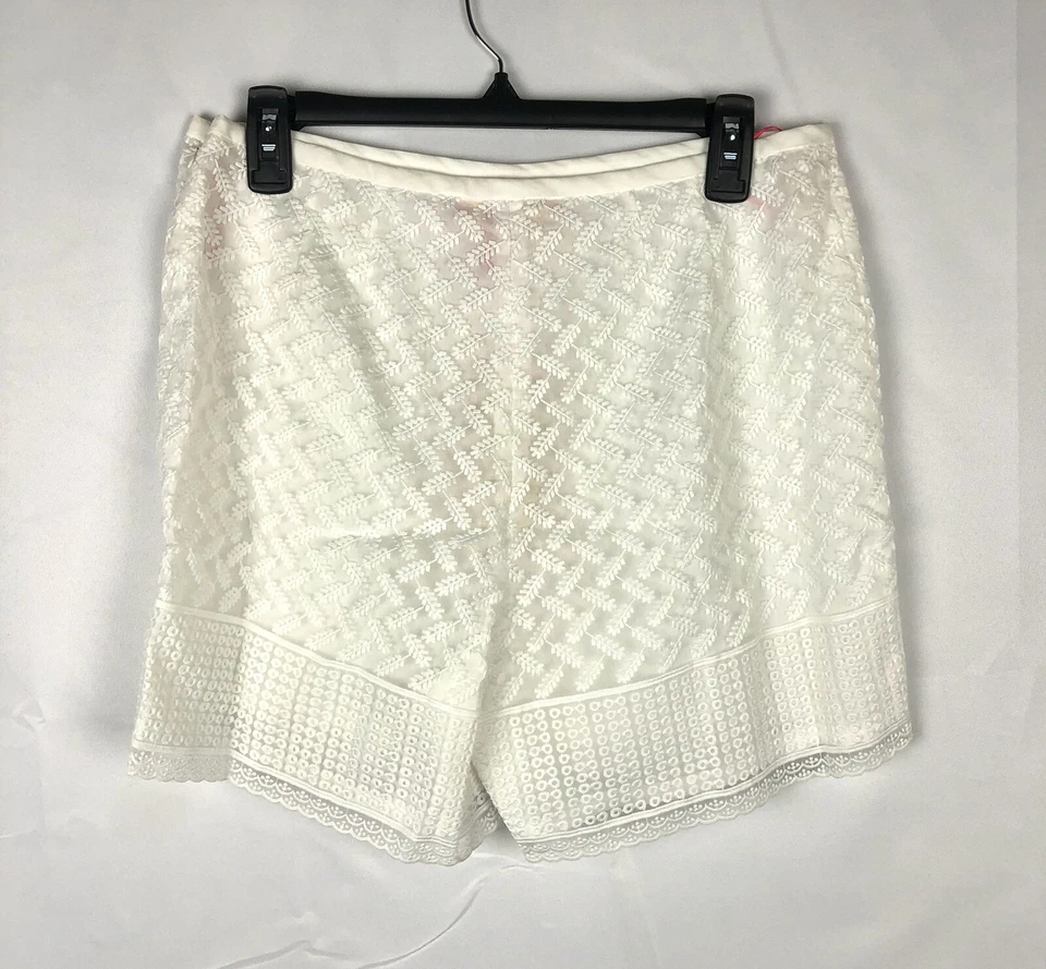 Pantalones cortos blancos para mujer Catherine Malandrino, talla 6 Foto 2 de 4