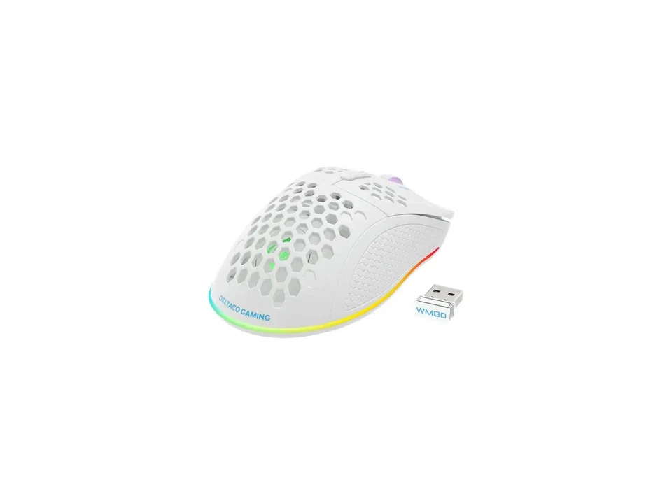DELTACO Wireless Mouse for Laptop, 4800 DPI Optical Computer Mice with 6 Levels, - Image 3 of 4