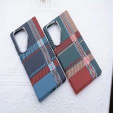 Carbon Fiber Pattern Magnetic PC Hard Case For Samsung Galaxy S24 S25 S26 Ultra