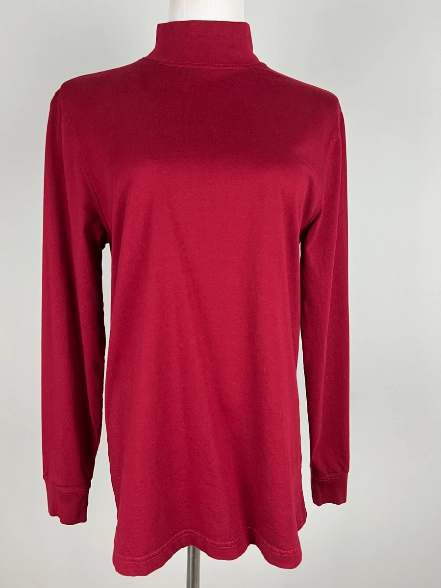 Lands end shop men's mock turtleneck