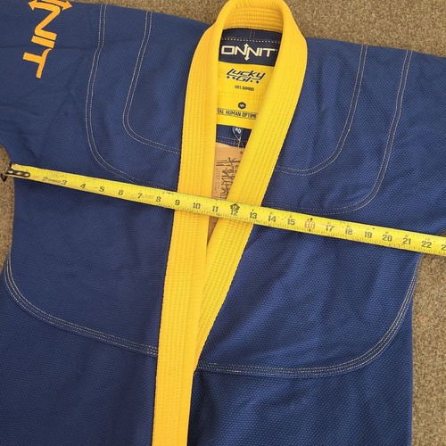LUCKY Gi X ONNIT Size A0 Bamboo BJJ Jiu Jitsu Primal - Picture 4 of 5