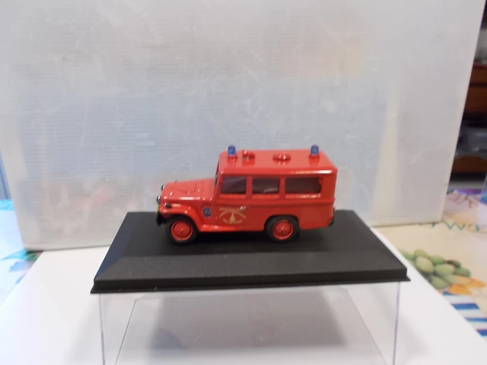 cp.43 fiat campagnola 59 carrozzeria savio vigili del fuoco sc1/43 - Immagine 4 di 4