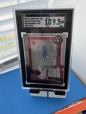 2020-21 Tyler Adams Topps Museum Auto /25 SGS 9.5 Auto 10 USMNT Leeds