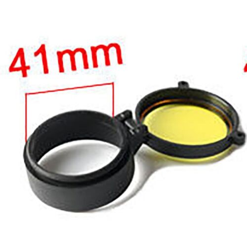 Rifle Scope Quick Spring Protection Lens Cover Flip Up Cap Objective Lense Lid - Picture 14 of 38