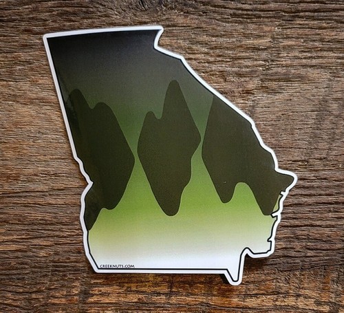 LARGEMOUTH BASS STATE stickers decals fishing MANY STATES fly fishing   - Picture 25 of 68