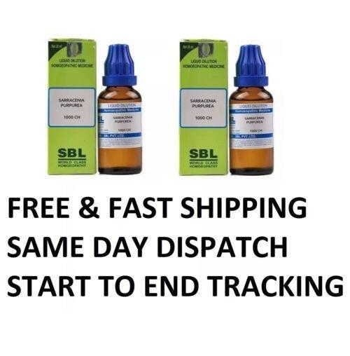 (Pack of 2) SBL Homeopathic Sarracenia Purpurea 1M / 1000 CH Dilution (30ml)