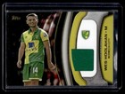 2015 Topps Premier Gold Football Fibers Relic Green Shirt Wes Hoolahan Norwich