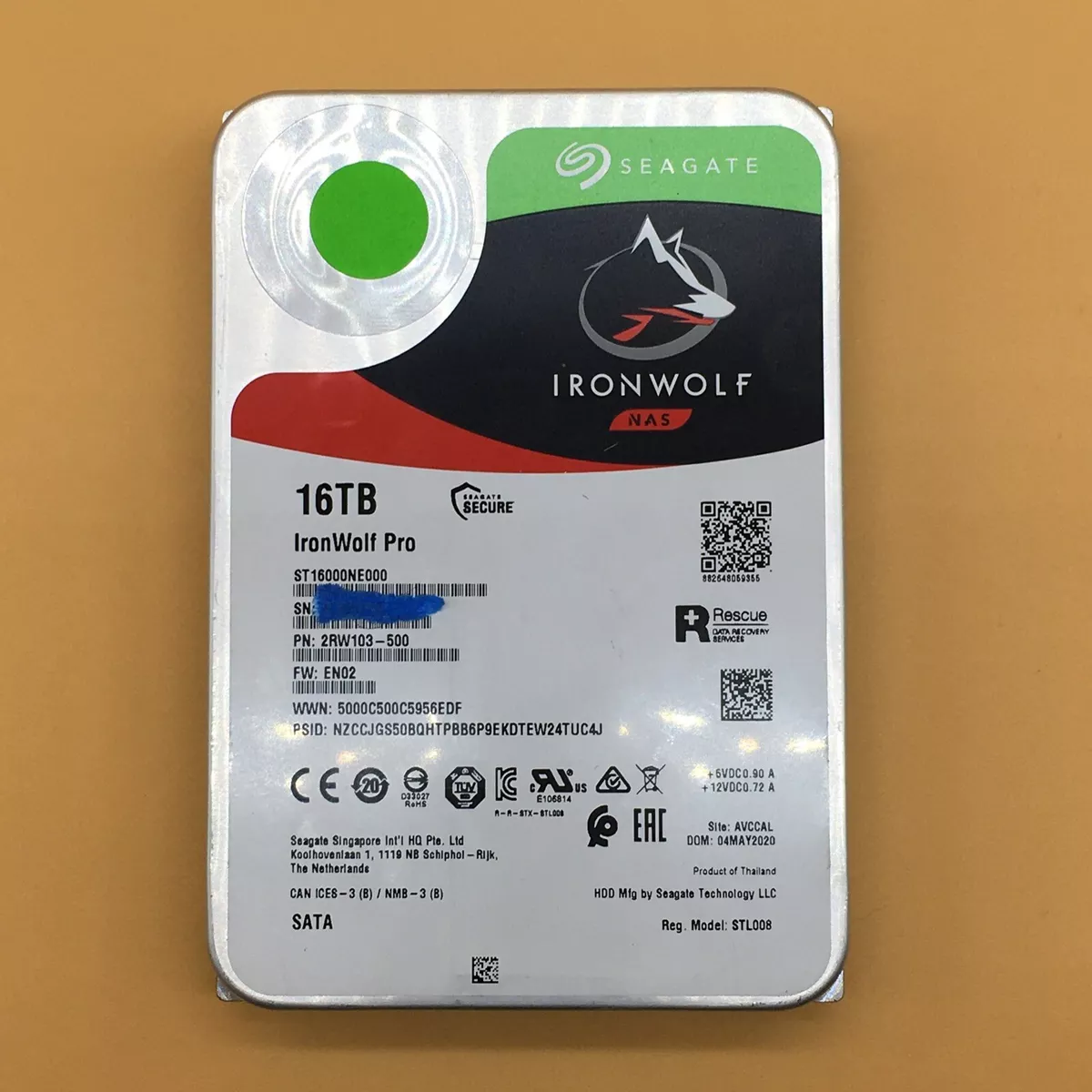 US SELLER Seagate IronWolf Pro 16TB Internal 7200RPM 3.5"