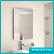 700 X 500 LED Illuminated Led Mirror Shaving Socket, Rocker Switch & De-Mister