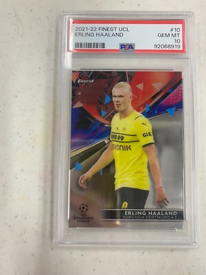 Topps UEFA CL Erling Haaland PSA10 鑑定済 Topps UEFA CL Erling Haaland PSA10 鑑定済