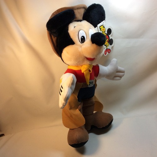 Mouseketoys Vintage “Western Mickey” 13” Collectible Plush Doll/Toy Rare NWT - Picture 3 of 7