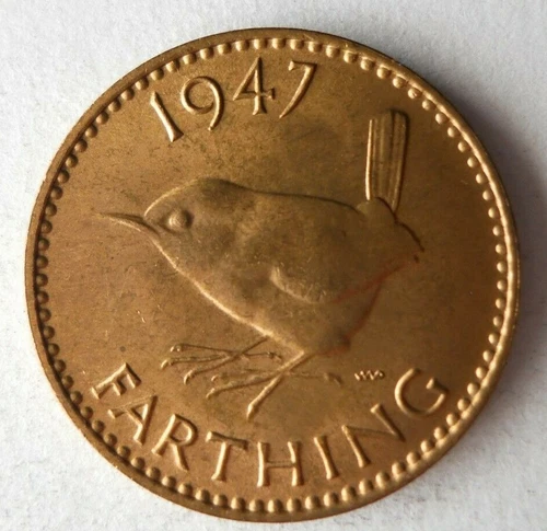 1947 George VI Farthing — photo from the most recent tracked eBay sale