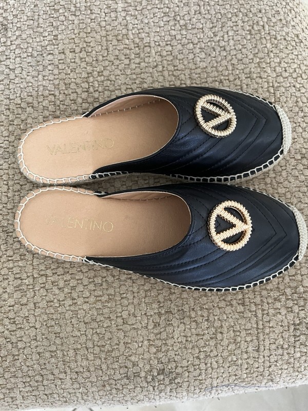 Valentino espadrilles Slip On mules NEW 38