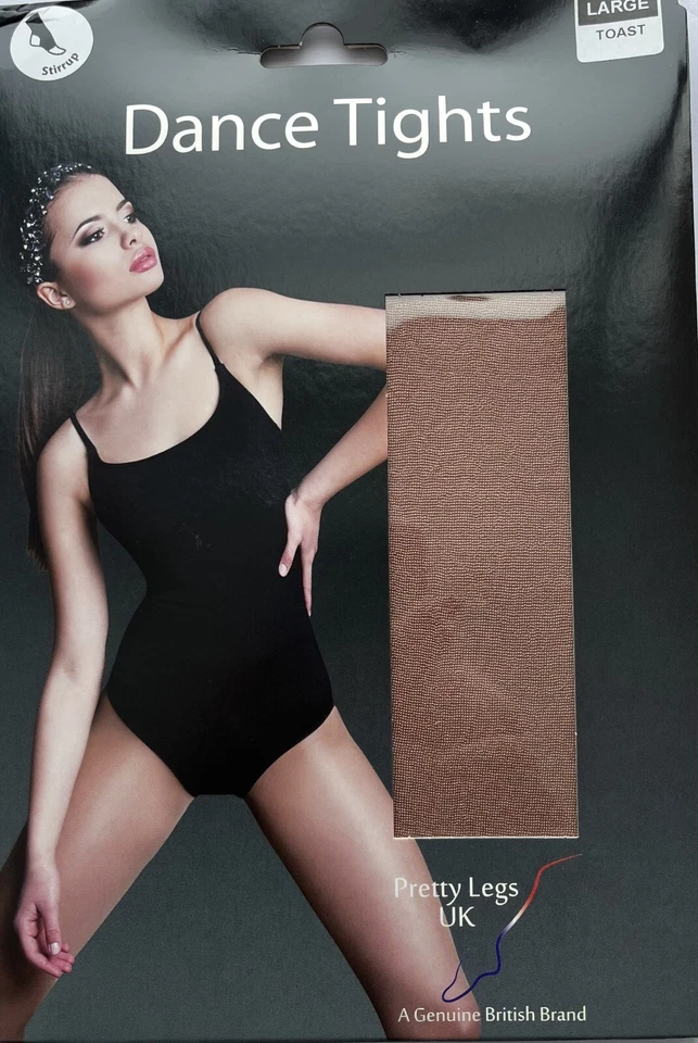 Adult Pretty Legs Toast Stirrup Dance Tights Small, Medium, Large