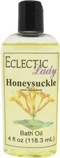 Honeysuckle Bath Oil  - Scented Body Oil - Relaxing & Moisturizing Bathing Oil