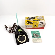 Vintage 19th Hole Golf Practice Auto Ball Return Putter Works 1955 Retro MCM