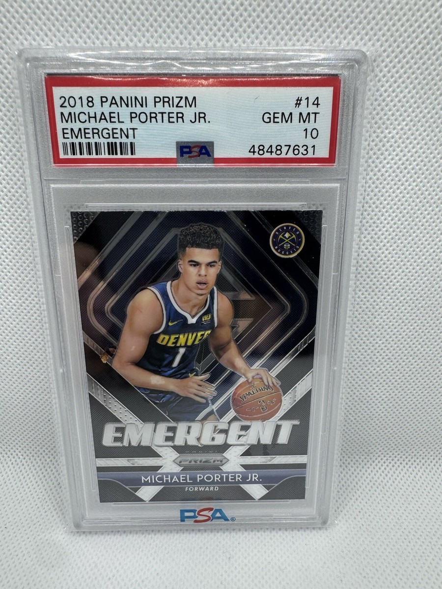 2018 Panini Prizm Emergent #14 Michael Porter Jr. Nuggets RC