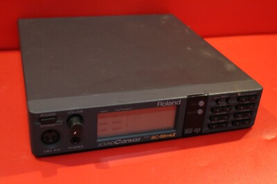 USED Roland SC-55 sc55 mkⅡSound Canvas Module Rack Synth MIDI