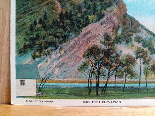 White border post card, view in Delaware Water Gap, Pennsylvania - Picture 3 of 5
