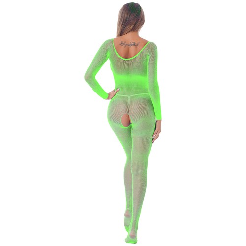 Damen Fishnet Body Overall Transparent Jumpsuit Bodystockings Babydoll Dessous - Picture 49 of 89