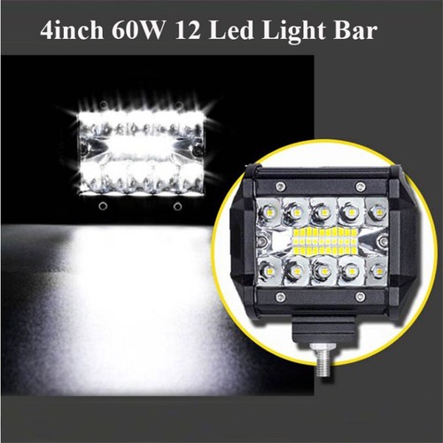 2x 20inch LED Light Bar Spot Flood Combo ATV Offroad + 4x 4" Pdos + 2x Wire Kit - Picture 8 of 14