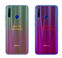 2X Schutzfolie FüR Honor 20I RüCkseite Inkl. Rundung Flex Folie Dipos Display
