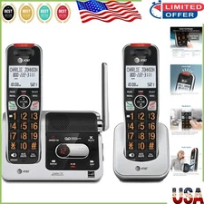 DECT 6.0 Cordless Phone Set - 2 Handsets, Call Blocking & Digital Answering