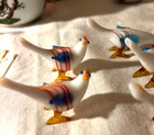 SET OF 6 MURANO GLASS MINIATURE PHEASANT BIRDS IN VIVID COLORS — photo 3