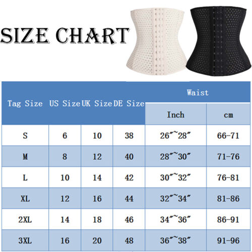 Women Black Steampunk Corset Bustier Gothic Shapewear Plus Size Lingerie Lace-Up - Picture 26 of 26