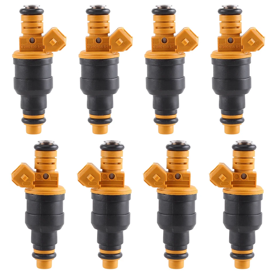 8Pcs Fuel Injectors For Ford F150 F250 F350 4.6 5.0 5.4 5.8 Replace #0280150718 - Image 2 of 4
