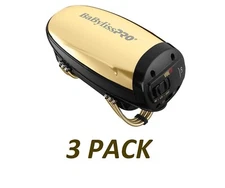 BaByliss PRO VIBEFX Cord/Cordless Hand Massager - FXSSMG - Gold - 3 PACK