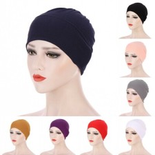 Women Chemo Cap Cancer Hat Muslim Headscarf Hair Loss Turban Hijab Head Wrap NEW
