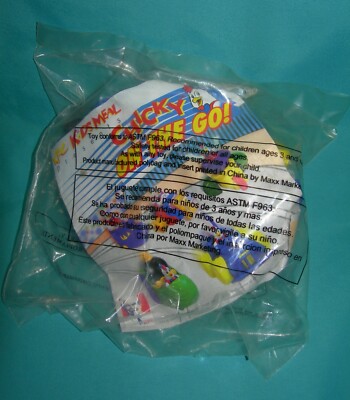 2000 KFC Kids Meal Toy Bump-n-Go CHICKY on the Go Blue Car