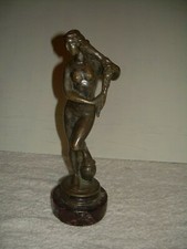 GIAMBOLOGNA - VENERE - BRONZO  ARGENTATO cm 23 - epoca 800'