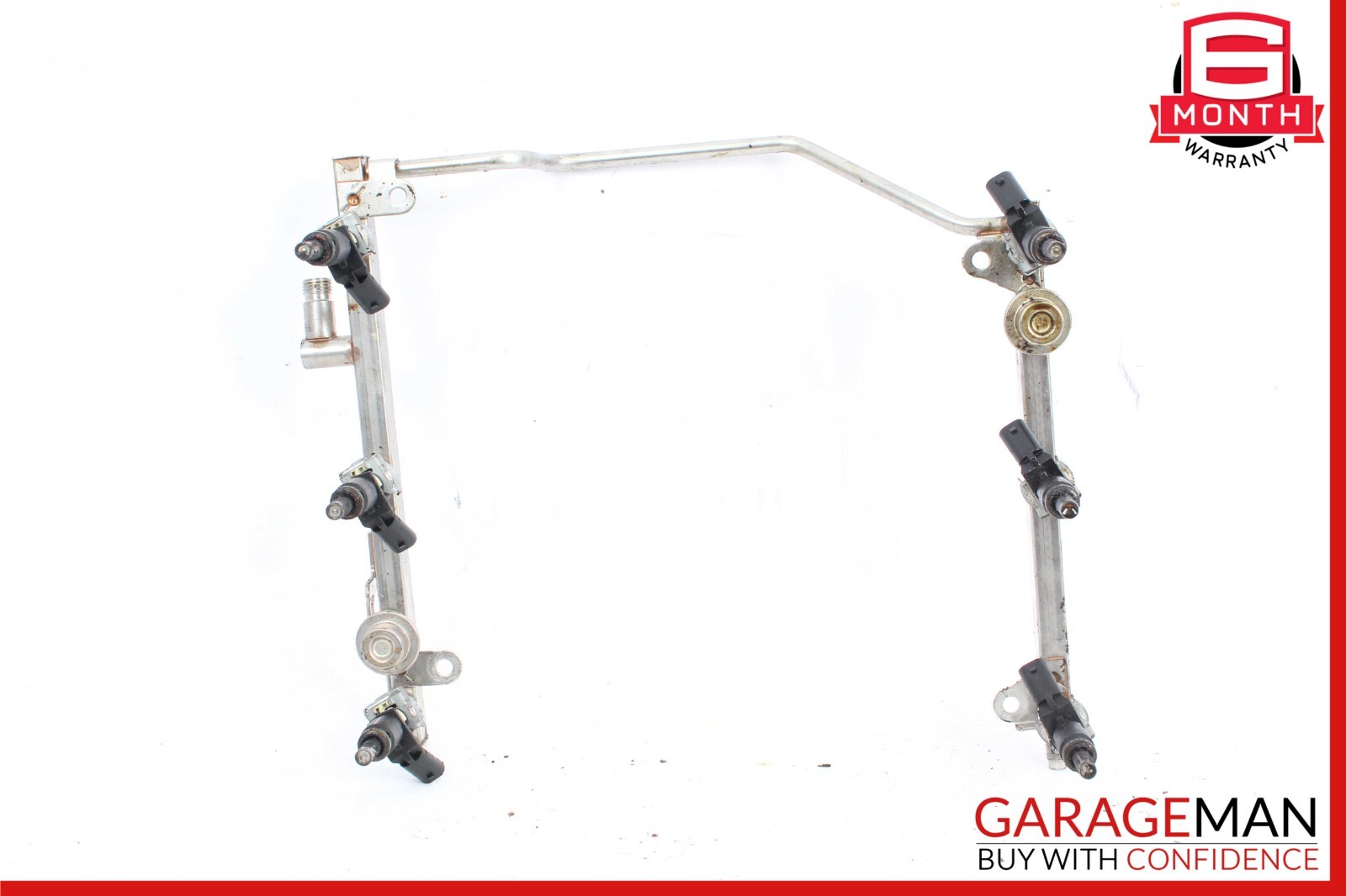 0512 Mercedes C230 R350 E350 Fuel Injector Rail w/ Fuel Injectors Assy