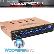 ZAPCO ASP-Q2 COPPER 7-BAND PARAMETRIC EQUALIZER AUX. 9.5  VOLT RMS CAR EQ NEW